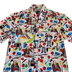 NWT The Office x RSVLTS Mens Kevin Malone’s Famous Chili Button Down Shirt Small