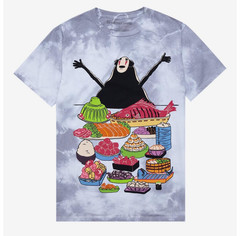 Studio Ghibli Spirited Away No-Face Buffet Tie-Dye T-Shirt New