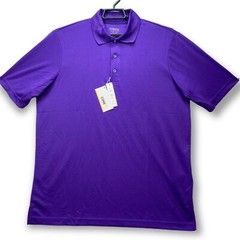 Core365 Men’s Polo Shirt Size Large Campus Purple Short Sleeve 88181