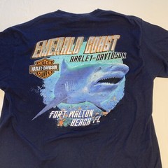 Harley Davidson Emerald Coast Double Sided Short Sleeve T Shirt Men’s Medium