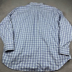 Peter Millar Mens XXL Plaid Button Down Shirt Long Sleeve Blue Purple Cotton