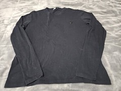 VERSACE COLLECTION Black Pullover Long Sleeve Shirt Size 2XL: CLG-610781572356