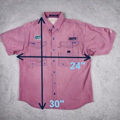 Columbia PFG Super Bonehead Button Down Shirt Mens XL Florida Gators Gingham