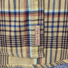 SIMMS Mens Santee Long Sleeve Button Up Shirt L Flannel Plaid Fishing Outdoor