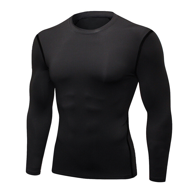 Mans Compression Thermal Base Layer Long Shirt Tops Legings Sports Gym Tight Dry
