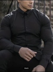 Comfortable and Stylish Men’s Button-Up Shirt for Spring, Summer, and Autumn