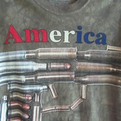 Gun AMMO 2nd Amendment Mens 100% Cotton T-Shirt The Mountain Tee Shirt USA