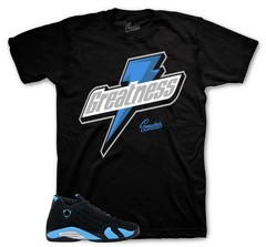 Shirt To Match Jordan 14 University Blue Shoes – Greatness Sneaker Tee