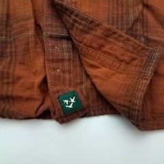 Outdoor Life Plaid Elbow Pad/Patch Long Sleeve Button Rustic Hunting Work Shirt