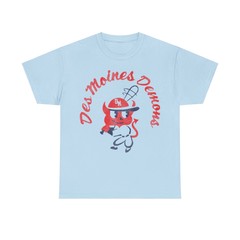 Des Moines Demons Nostalgic Retro Baseball Team T-shirt