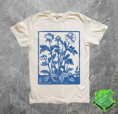 Vintage Wildflowers Graphic Shirt Comfort Colors 90s Retro Flowers Tee Presse