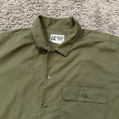 Marmot Muir Lightweight Ripstop Button Down Shirt Green Men’s Large