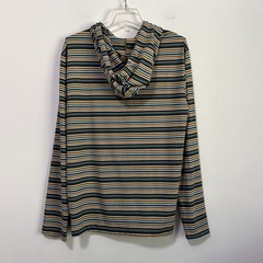 Billabong Mens Pullover Hoodie Top Shirt M Stripes Lounge Summer Long Sleeve
