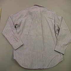 Ralph Lauren Shirt Mens 16.5 Long Sleeve Lightweight Button Front Stripes