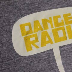 Danger Radio Band T Shirt L VTG Y2K Merch Funk Emo Rock Concert Tour Tee