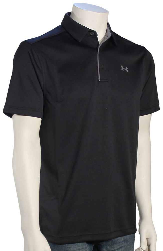 Under Armour Tech Polo – Black / Graphite – New