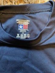 USMC Great American T-Shirt Factory Performance Athletic T-Shirt Blue