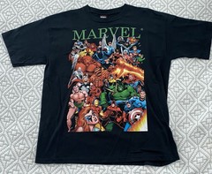 Marvel Comic Universe Character Adult T- Shirt Short Sleeve SS Tee Black XL