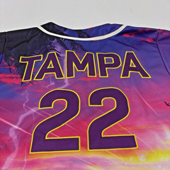 Electric Family Sunset Music Festival Stitched Jersey Mens M EDM 2022 Tampa Rave