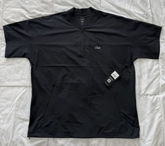 Cuts Clothing Club Golf Q-Zip Short Sleeve Pullover Shirt Black Size L 1/4 Zip