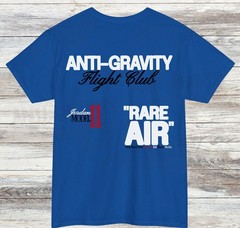 Jordan 11 Rare Air Sneaker Match Shirt, Deep Royal Blue Sail Black Muslin