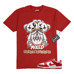 Dunk St Johns University Red White 2025 T Shirt Match MIXED