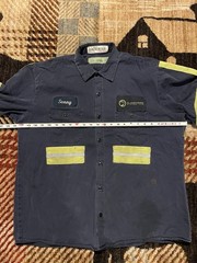 🟩🟩🟩 BLACKHAWK MINING COAL COMPANY ISSUED REFLECTIVE STRIPES MINER SHIRT XL