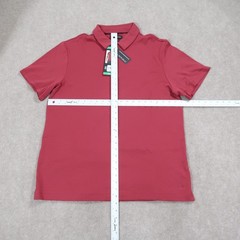 Banana Republic Polo Shirt XL Red Men’s Luxe Touch Performance 100% Cotton