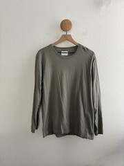 General Admission Green Long Sleeve Shirt Size Large *pinhole*