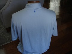 Johnnie Ruby Hill Stretch Performance Golf Polo Shirt Size XL Blue New