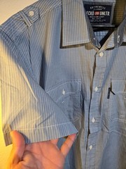 Ecko Unltd Authentic Classic Polo Button Up Shirt Men’s Size XL Grey Modern City