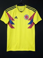 Colombia Home Football Soccer Shirt Jersey Adidas Sz Large Climalite (NEW)