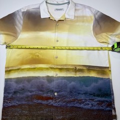 Tommy Bahama Veracruz Cay XL Beach Sunset Ocean Camp Shirt Artist Series 2023
