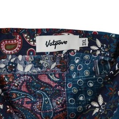 Vatpave Allover Patchwork Multi Print Batik Floral Button Down Camp Shirt 3XL