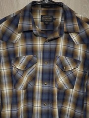 PENDLETON Frontier Pearl Snap Button Front Shirt Men’s M Multicolor Plaid