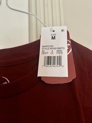 Dr Pepper Medium T-Shirt NWT Graphic Tee Burgundy Logo NEW WITH TAGS
