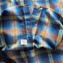 Robert Talbott Mens Plaid Button Down Shirt Medium Cotton Event Party Holiday