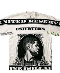 Usher AOP Usher Bucks The Colosseum Graphic T-Shirt Men’s M NEW SEALED