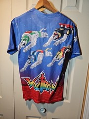 Voltron “Form Voltron” Dye Sublimation T-Shirt Vintage Size Small