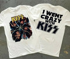 KISS I Went Crazy With Kiss 1987 Tour Concert T-Shirt