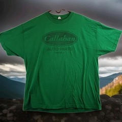 Vintage Tommy Boy Callahan Auto Parts Logo Green Alstyle T-shirt Mens 2XL