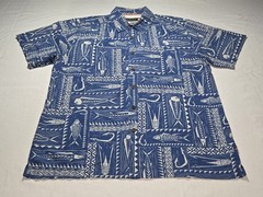 Quicksilver Waterman Collection Button-Up Shirt Mens Size Medium