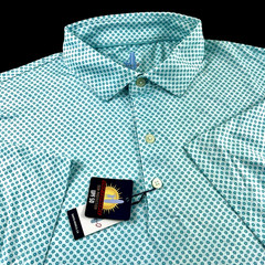 Johnnie O Prep-Formance UPF 50 Lightweight Floral Polo Shirt Large $120