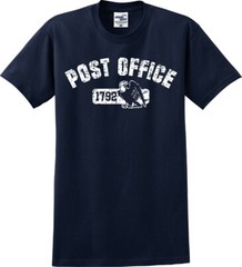 Post Office Arched Eagle 1792 Distressed T-Shirt (S-5X)