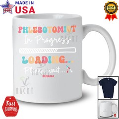 Custom Name Phlebotomist In Progress Loading; Amusing Future Jobs Careers Shirt