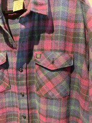 Codet Button Up Wool Multi Color Pockets Long Sleeve Heavyweight Mens Size XL