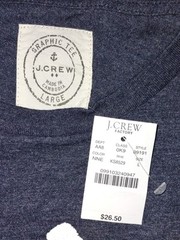 J. Crew Graphic Tee New England Coastside Anchor Lobster Shirt Men’s L