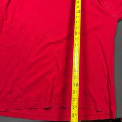 Vintage Y2K West Coast Choppers Faux Layered Long Sleeve Shirt Red Mens L Grunge