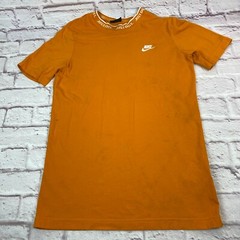 Nike Shirt Mens Just Do It Size M Collar Logo Wrap Around Short Sleeve Cotton