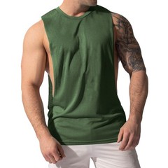 New Quick-Dry Solid Sleeveless Tee